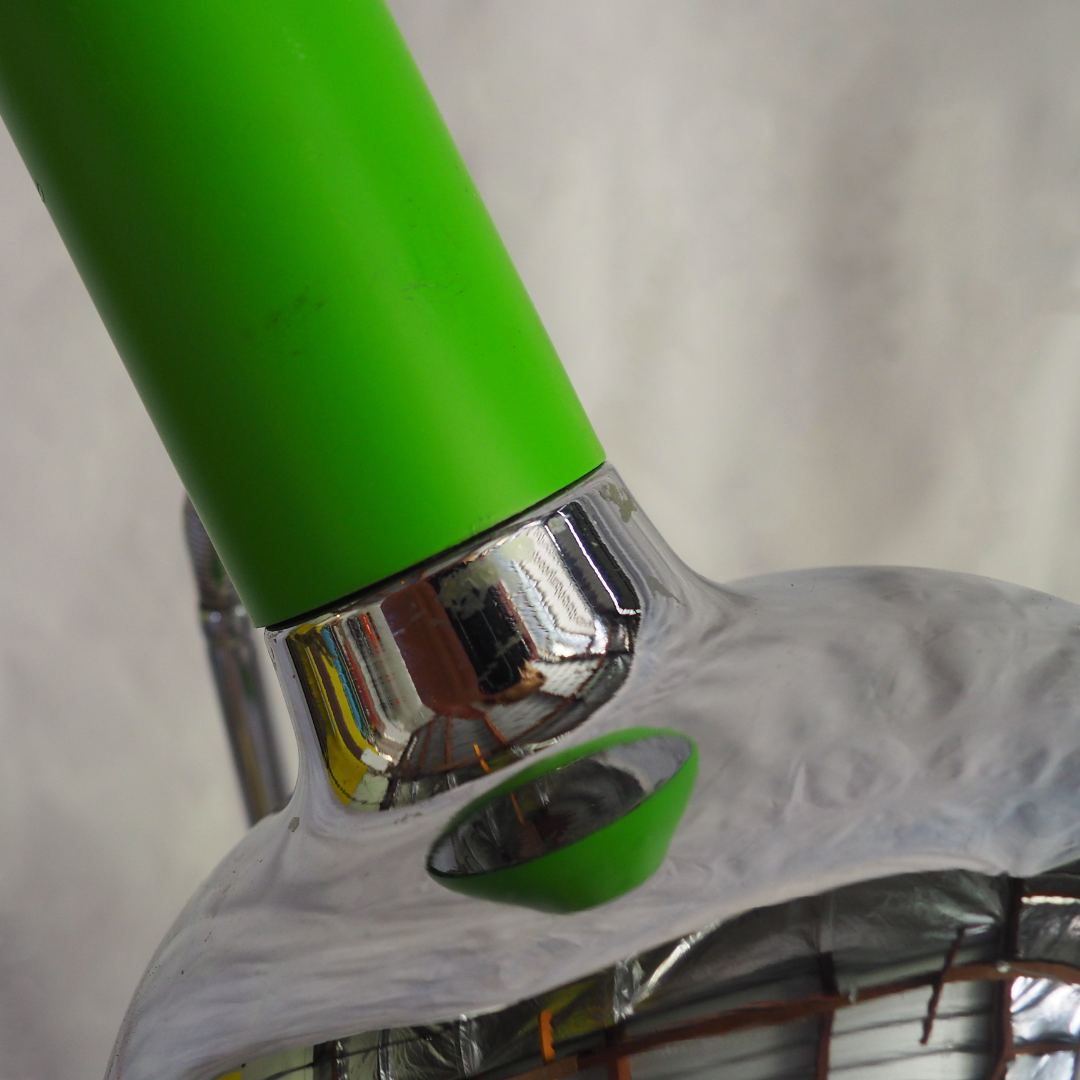 Mid-Century Chrome and Green Desk Lamp