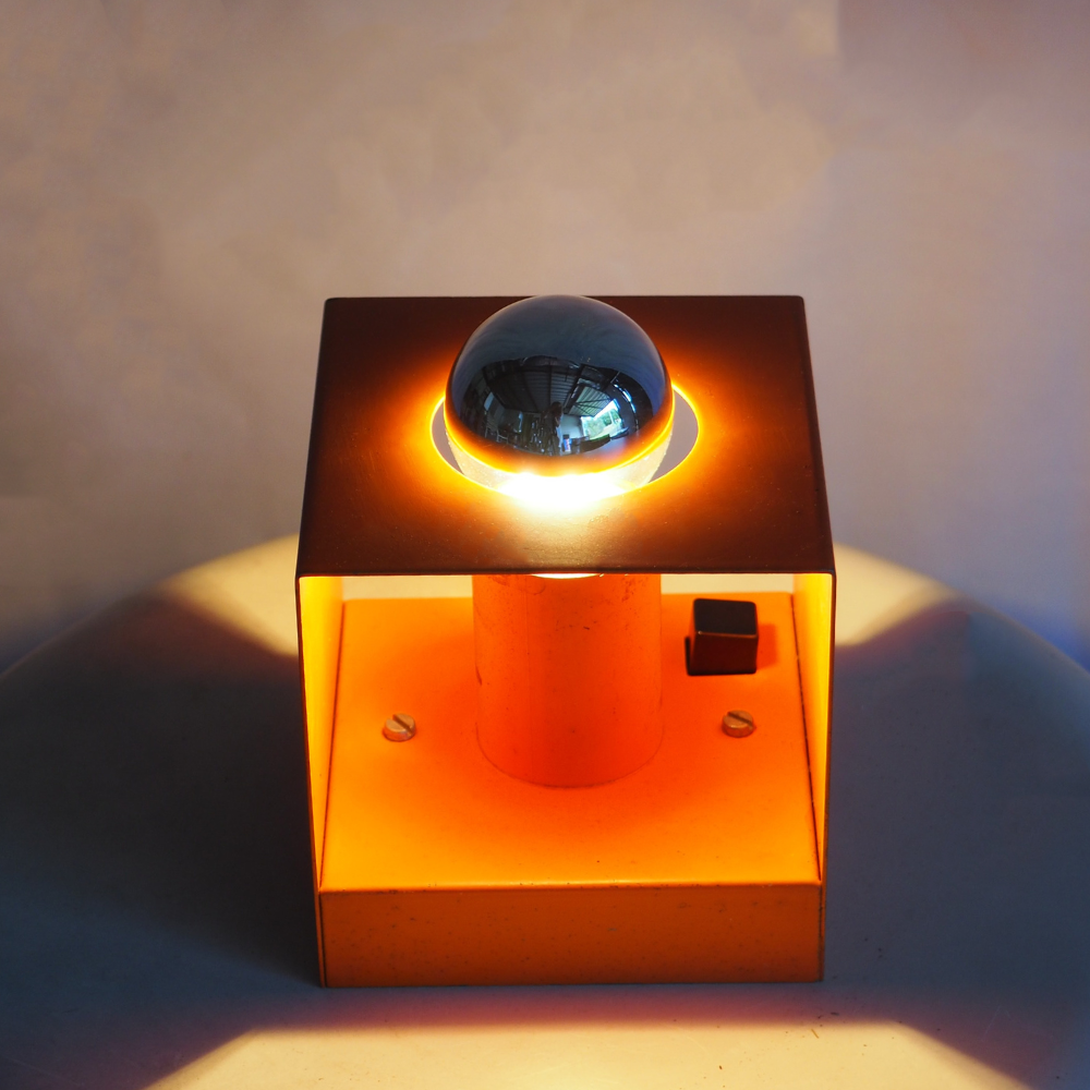 Leftover Loves Table Lamp Bauhaus Cube Lamp