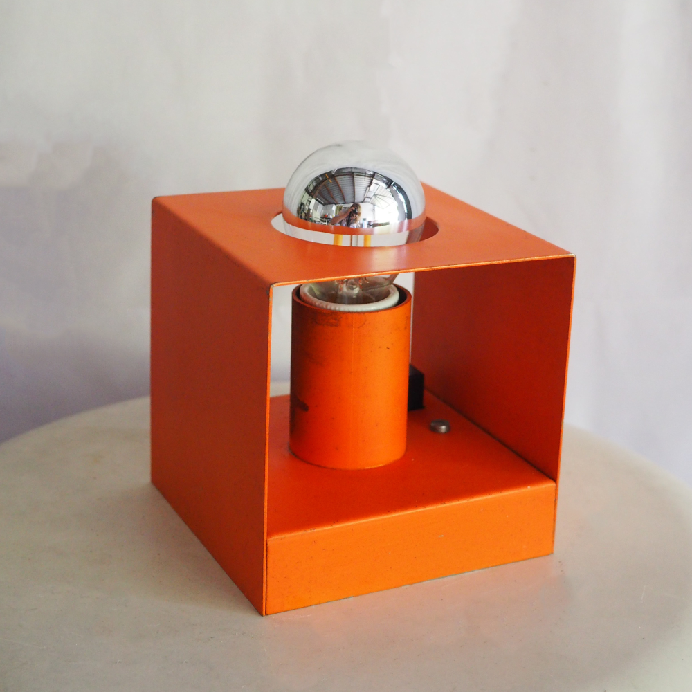 Leftover Loves Table Lamp Bauhaus Cube Lamp