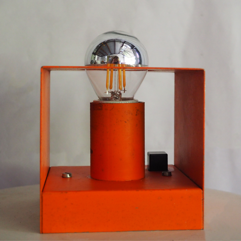 Leftover Loves Table Lamp Bauhaus Cube Lamp