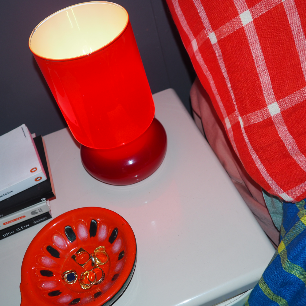 IKEA Table Lamp IKEA Lykta Red