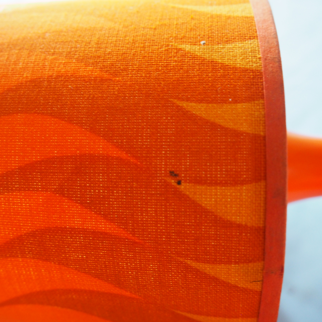 Leftover Loves Orange Flame Pendant Light