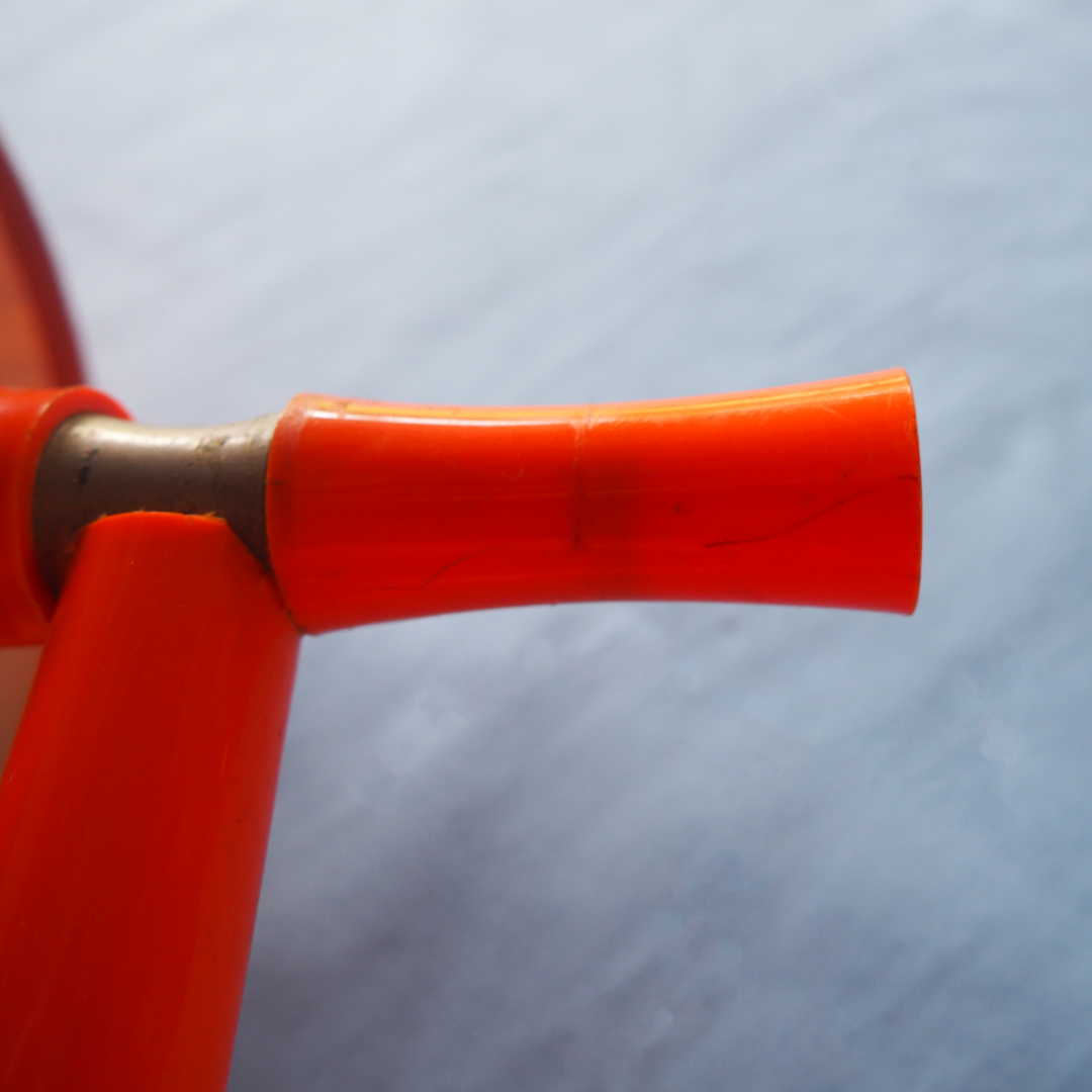 Leftover Loves Orange Flame Pendant Light