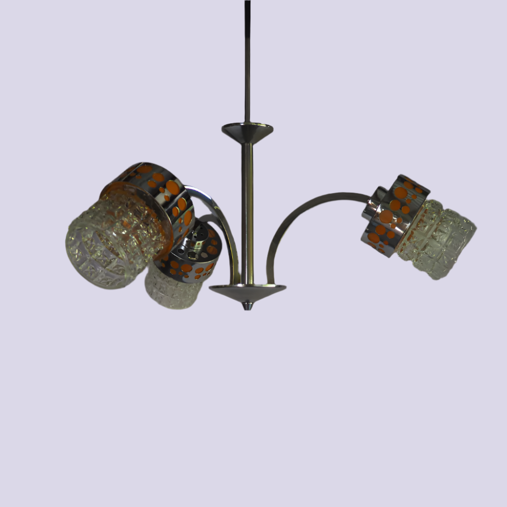 Massive Pendant Raak Mid-Century Chandelier