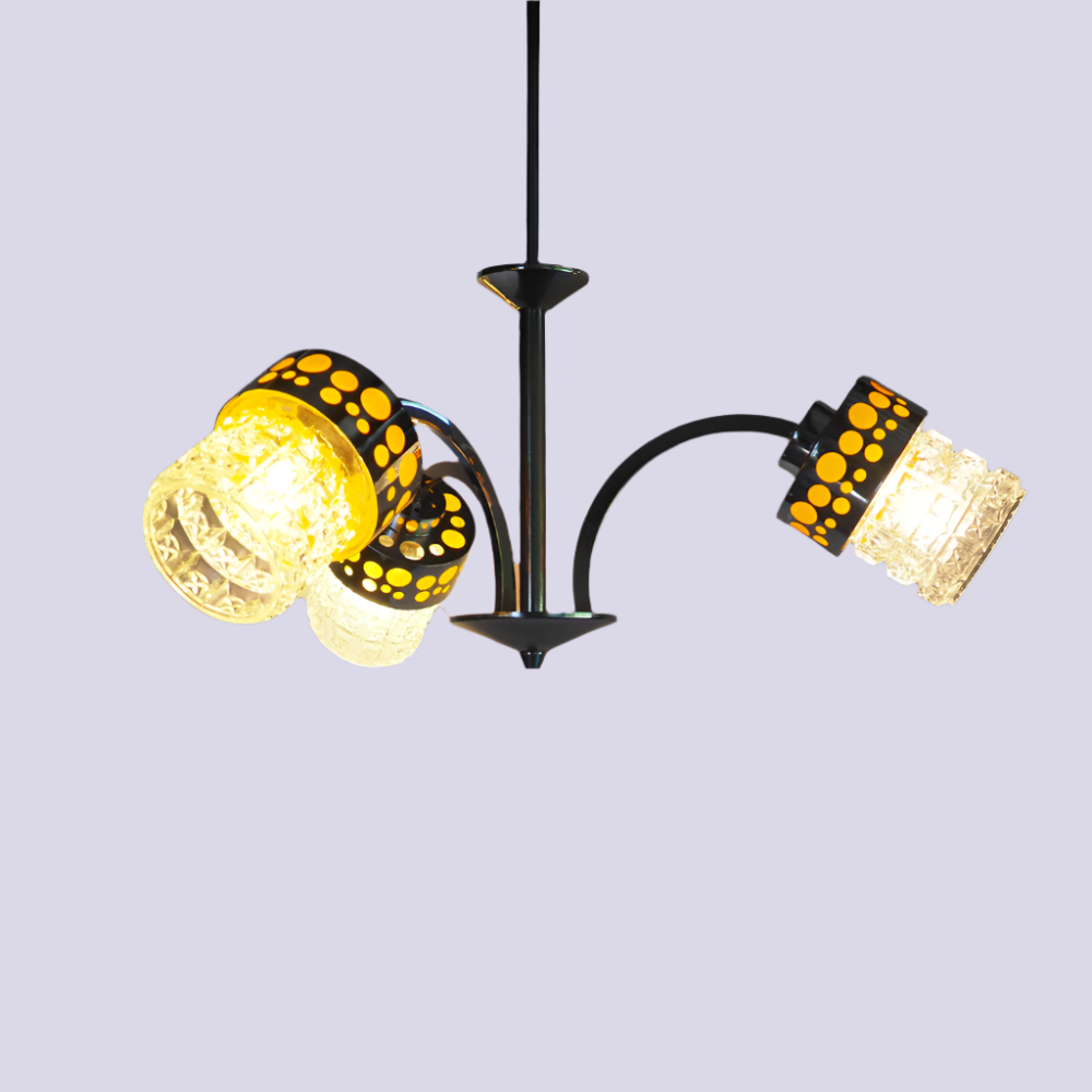 Massive Pendant Raak Mid-Century Chandelier