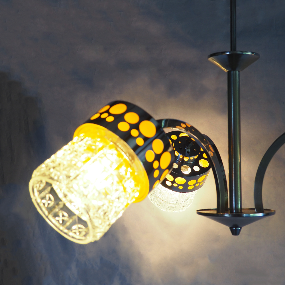 Massive Pendant Raak Mid-Century Chandelier