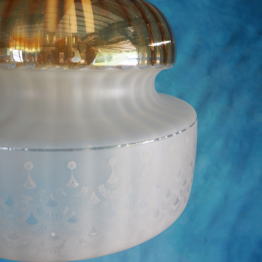 Unkown Pendant Tweed Vintage Pendants Pair